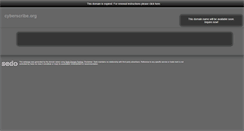 Desktop Screenshot of cyberscribe.org
